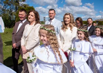 Wyjątkowy dzień w Biadkach. Dzieci przystąpiły do I Komunii Świętej