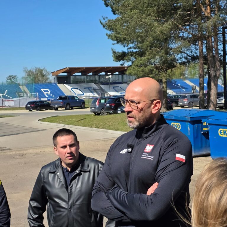 Minister Jakub Rutnicki w Krotoszynie. Trening z zapaśnikami Ceramika