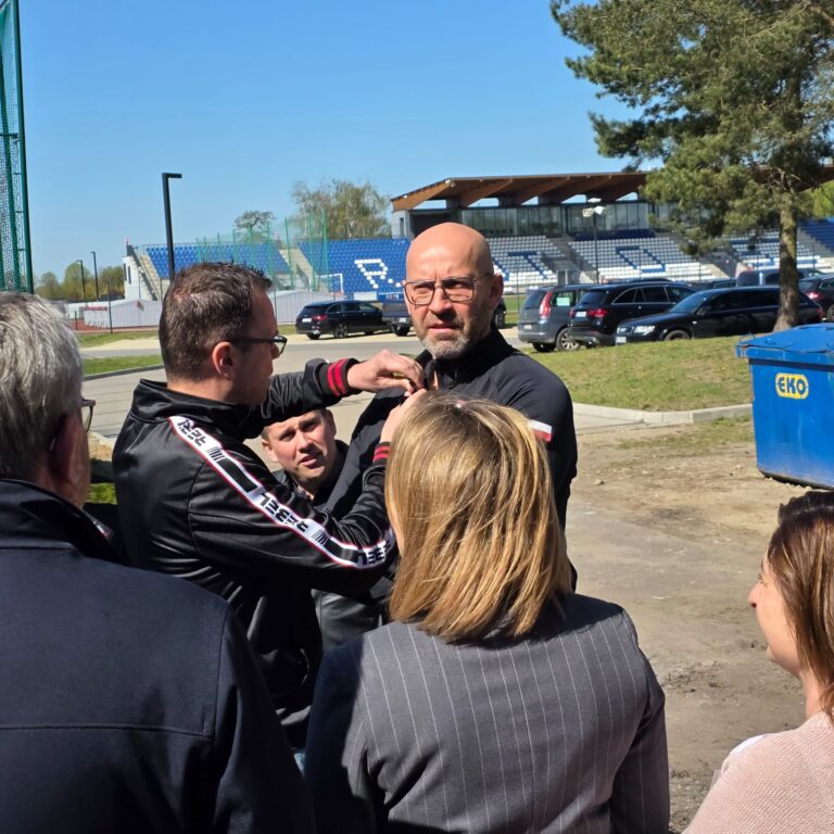 Minister Jakub Rutnicki w Krotoszynie. Trening z zapaśnikami Ceramika