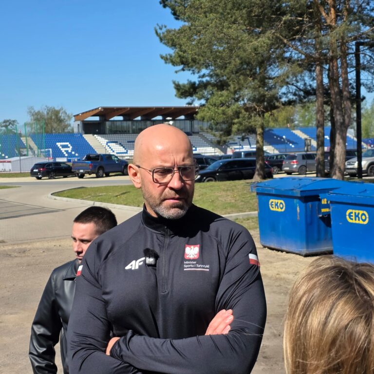 Minister Jakub Rutnicki w Krotoszynie. Trening z zapaśnikami Ceramika