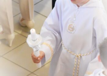 Pierwsza Komunia Święta w parafii św. Andrzeja Boboli