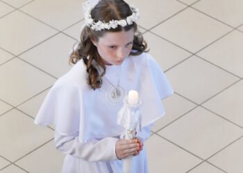 Pierwsza Komunia Święta w parafii św. Andrzeja Boboli