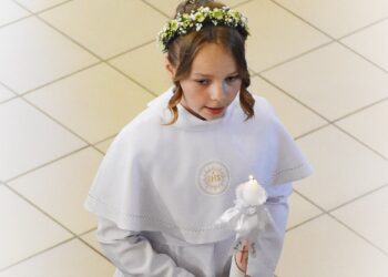 Pierwsza Komunia Święta w parafii św. Andrzeja Boboli
