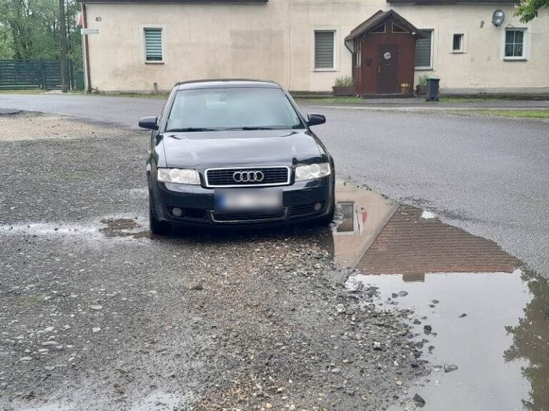 Nietrzeźwy kierowca audi zatrzymany podczas policyjnej akcji