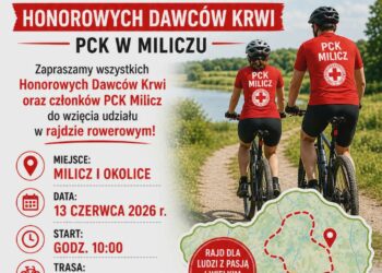Krwiodawcy pojadą przez Dolinę Baryczy