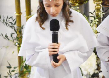Pierwsza Komunia Święta w parafii św. Andrzeja Boboli
