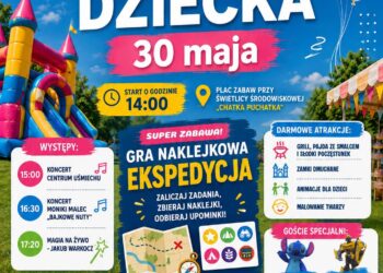 Gminny Dzień Dziecka z koncertami, magią i grą naklejkową