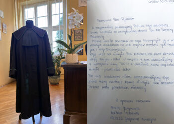 Toga mecenas Barbary Polańskiej trafiła do milickiego liceum