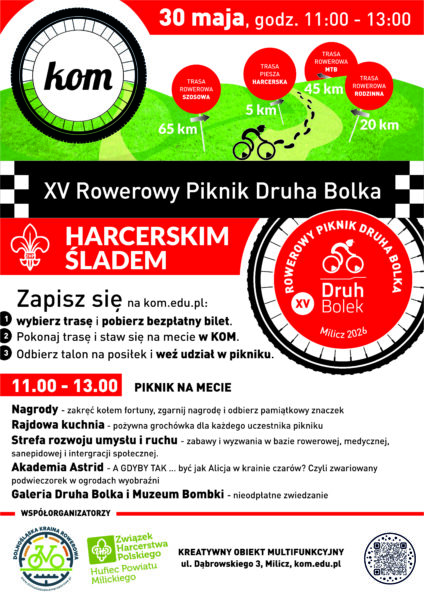Rowerowy Piknik Druha Bolka wraca w jubileuszowej odsłonie Rowerowy Piknik Druha Bolka wraca w jubileuszowej odsłonie