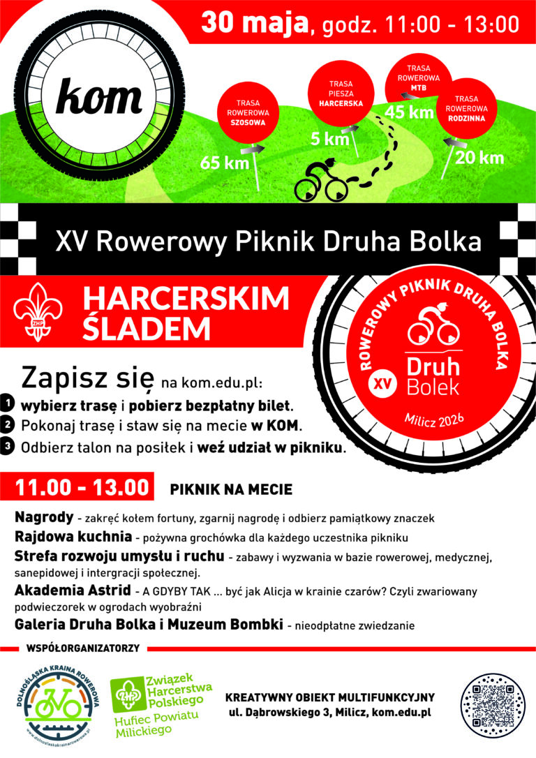 Rowerowy Piknik Druha Bolka wraca w jubileuszowej odsłonie