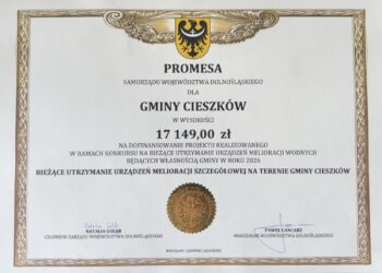 Gmina Cieszków z promesami na trzy zadania