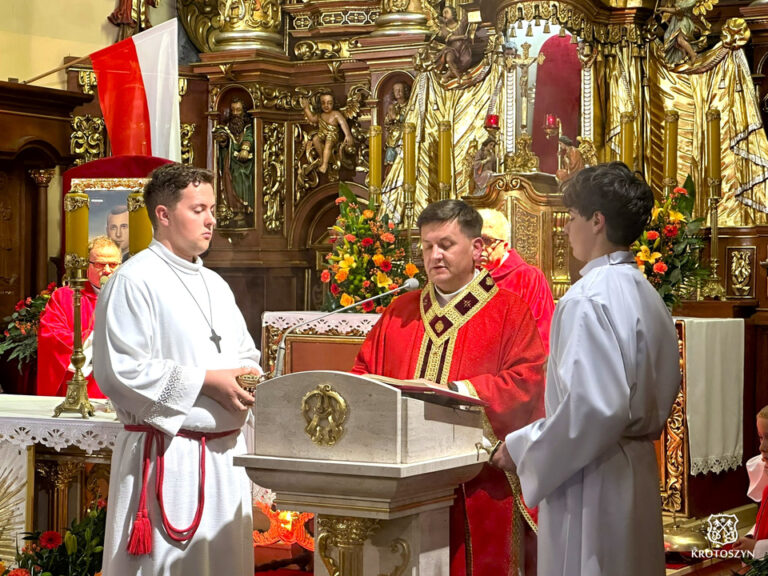 Krotoszyn uczcił bł. bp. Michała Kozala. Msza i kwiaty w rocznicę urodzin Patrona Miasta
