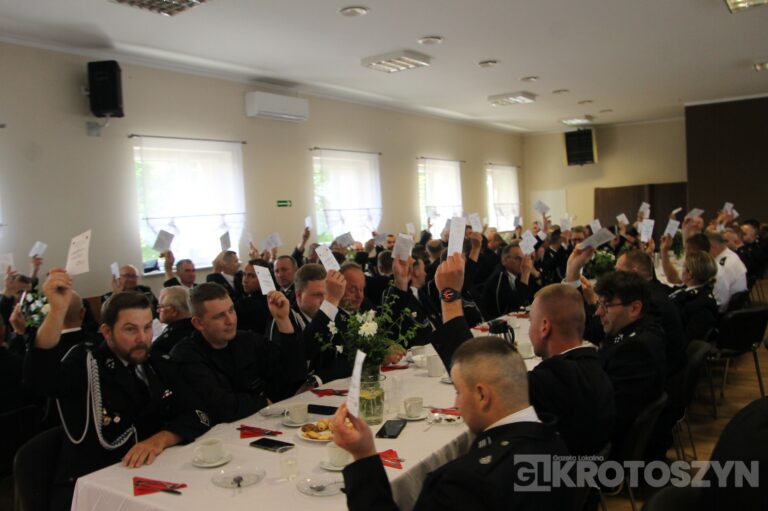 Strażacy wybrali nowe władze. Dh Waldemar Florkowski nadal na czele miejsko-gminnych struktur OSP