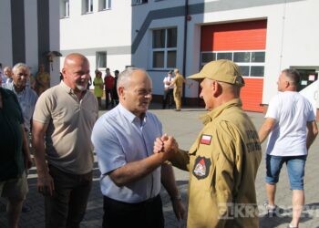 Legendarny strażak zakończył służbę. Asp. sztab. Dariusz Rybka po 38 latach przeszedł na emeryturę