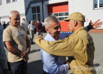 Legendarny strażak zakończył służbę. Asp. sztab. Dariusz Rybka po 38 latach przeszedł na emeryturę
