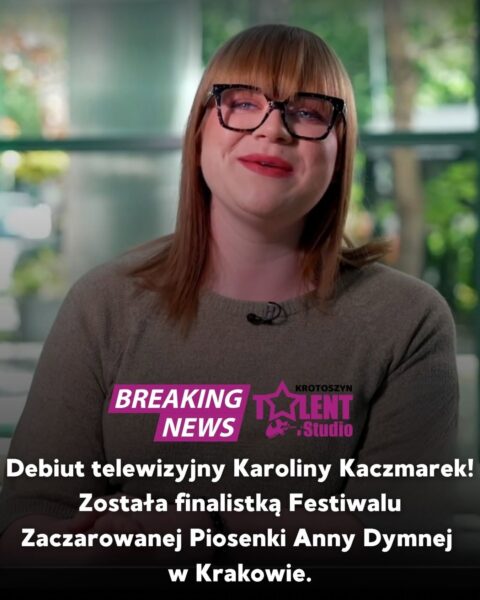 Karolina Kaczmarek w finale Festiwalu Zaczarowanej Piosenki. Na scenie zaśpiewa z Krzysztofem Cugowskim Karolina Kaczmarek w finale Festiwalu Zaczarowanej Piosenki. Na scenie zaśpiewa z Krzysztofem Cugowskim