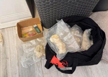 30-latek aresztowany po strzałach z broni pneumatycznej. Policja znalazła ponad 2,4 kg narkotyków