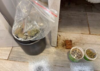 30-latek aresztowany po strzałach z broni pneumatycznej. Policja znalazła ponad 2,4 kg narkotyków