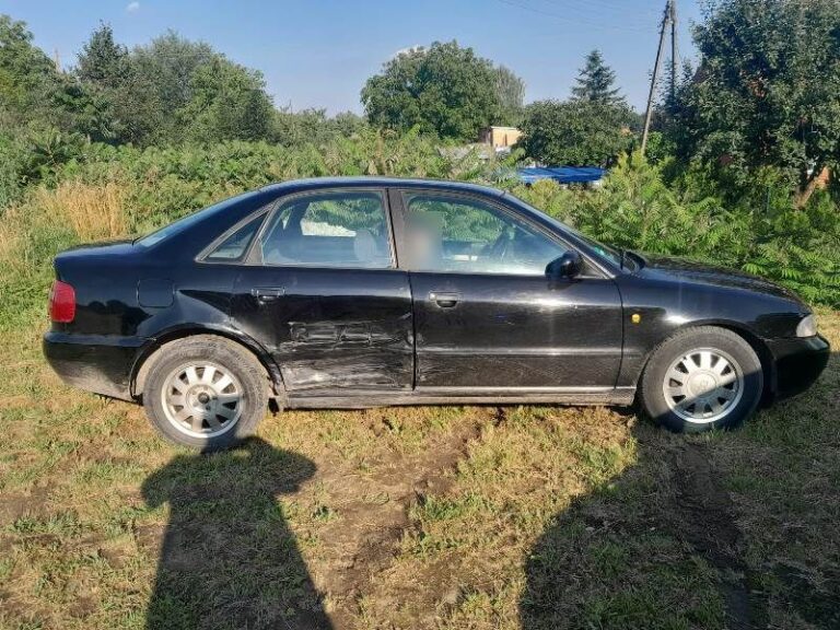 Zderzenie Audi i Volkswagena w Wierzchowicach. 19-latek ukarany mandatem