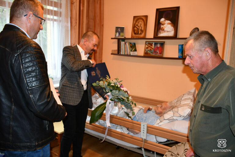 100. urodziny Teresy Fajge. Krotoszynianka odebrała gratulacje od władz miasta