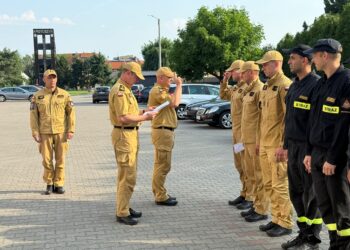 Zmiany kadrowe w krotoszyńskiej straży pożarnej. Wręczono nominacje na wyższe stanowiska