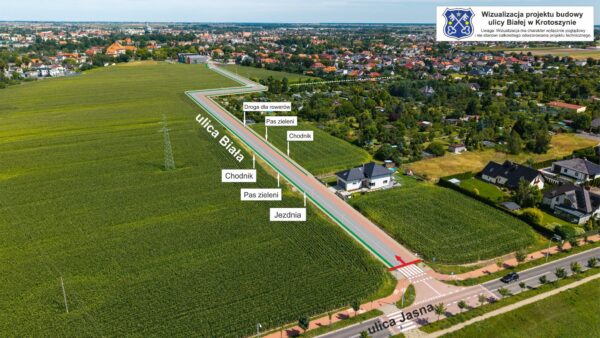 Jest zgoda na budowę ul. Białej w Krotoszynie. Gmina stara się o dofinansowanie