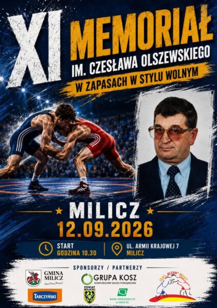 XI Memoriał im. Czesława Olszewskiego. Zapaśnicy powalczą w Miliczu