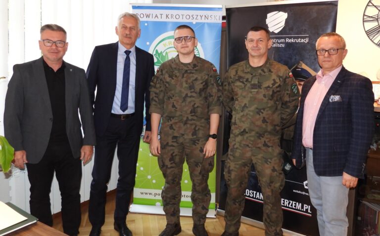Wojskowi przyjechali do Krotoszyna. Rozmawiali o strzelnicach
