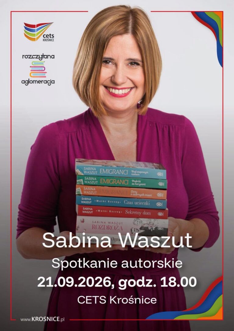 Sabina Waszut spotka się z czytelnikami w Krośnicach