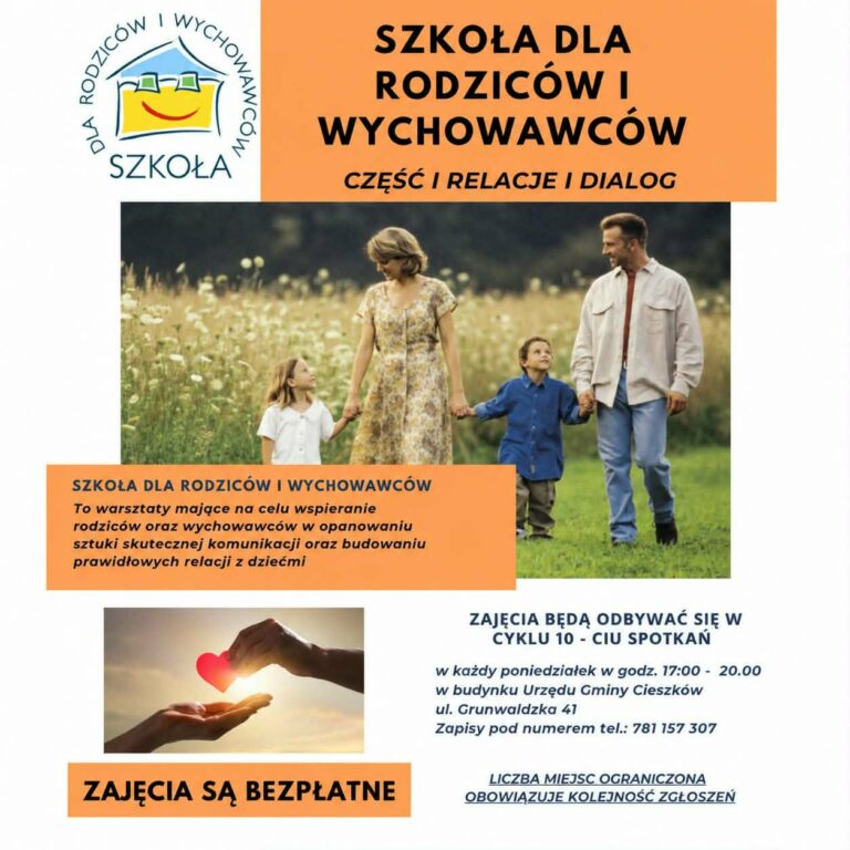 Warsztaty dla rodziców i wychowawców w Cieszkowie