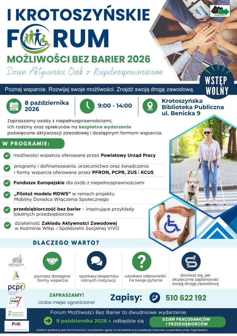 Pierwsze Krotoszyńskie Forum Możliwości Bez Barier