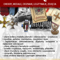 Kupie stare ordery, medale, odznaki, odznaczenia,orzełki